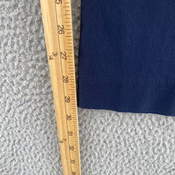 Chicos Pants Womens 0 US 4 Navy Stretch Pull On 4 Pockets Straight Leg Office - Picture 10 of 12